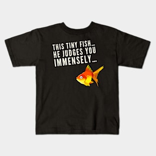 Judging Goldfish Kids T-Shirt